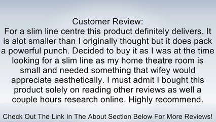 KEF T301CWH Center Channel Speaker - White (Single) Review