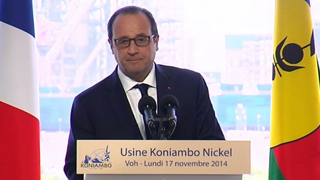 Discours lors de l'inauguration de l'usine de nickel KNS