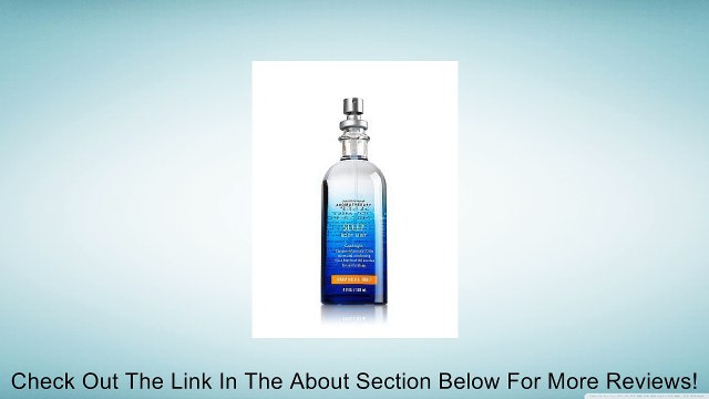 Bath and Body Works Aromatherapy Body Mist Sleep Warm Milk & Honey Review