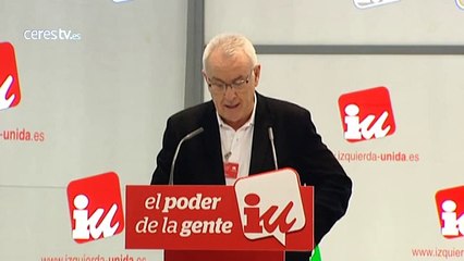 Cayo Lara anuncia entre lágrimas que no se presentará a las primarias de IU