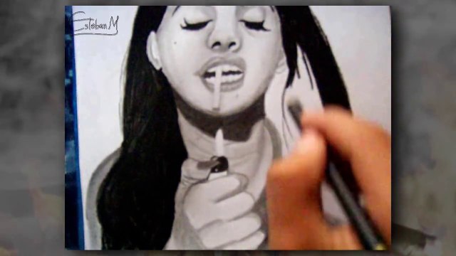 Drawing Lana del Rey ( Speed Drawing )