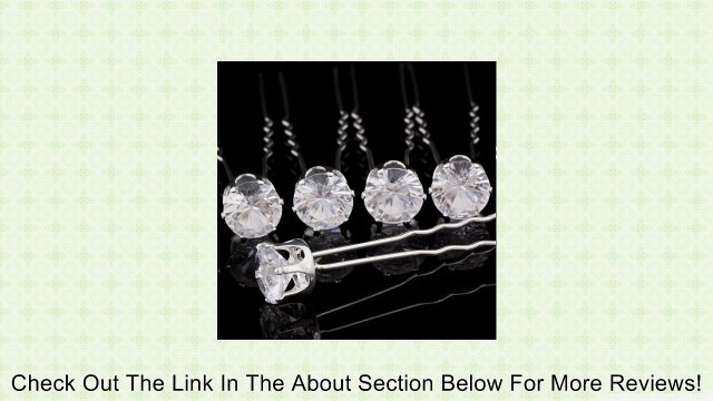 Catalina Crystal Rhinestone Hair Pin Wedding Bridal Accessories Pack of 20pcs