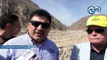 بالفيديو.. وزير الري ومحافظ جنوب سيناء يتفقدا اعمال حماية أودية وتير و طابا و المراخ من السيول