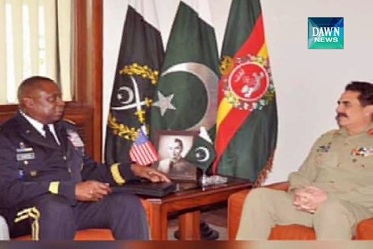 COAS Raheel Sharif meets Centcom commander during US trip