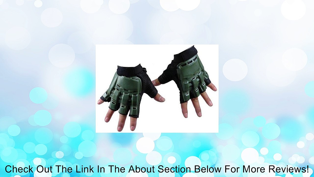 Matrix Terminator CQB Combat Tactical Gloves (OD) Half Finger, Green Review