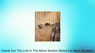 4 Hook Wall Mounted Deer Antler Towel Rack Clothing Review