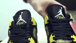New Release Air Jordan IV 4 'Thunder' Wholesale Buy Cheap Jordans On Digdeal.ru