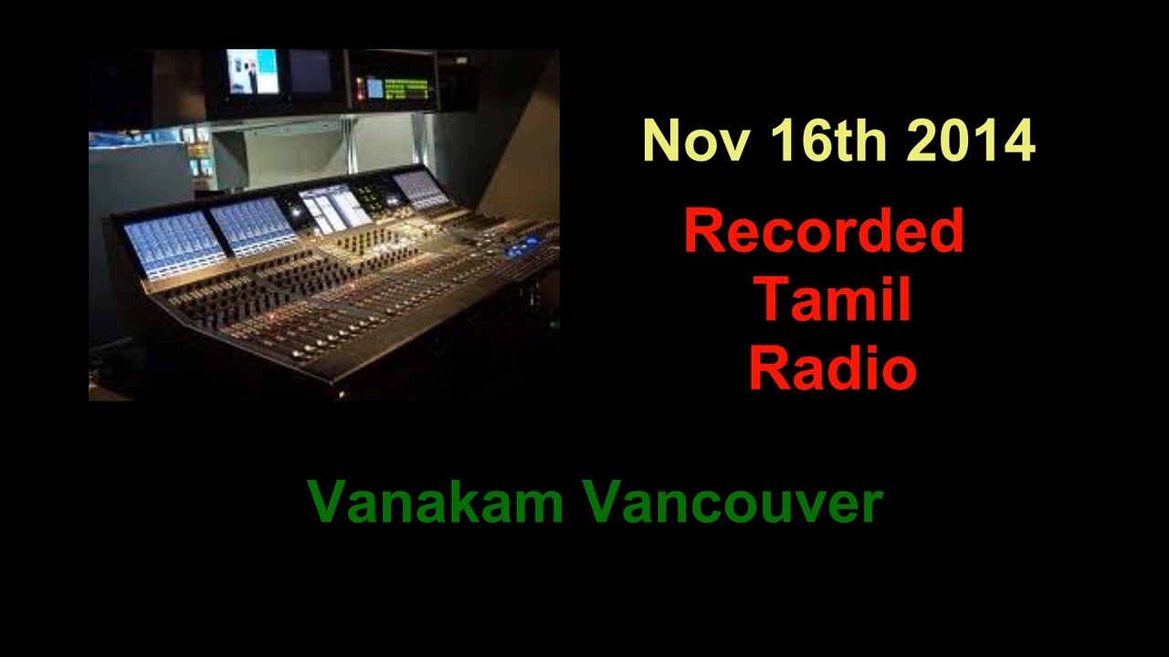 Vanakam Vancouver 2014-11-16