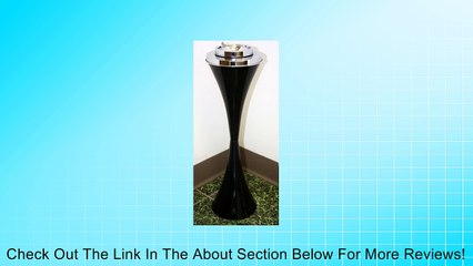 Contemporary Black Self Cleaning Floor Stand Ashtray #401blk Review