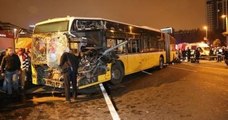 Zeytinburnu'nda Minibüsün Metrobüsle Çarpışması