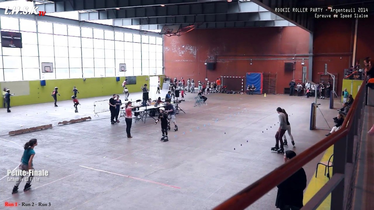 Speed Slalom C3 Fille - Rookie Roller Party 2014