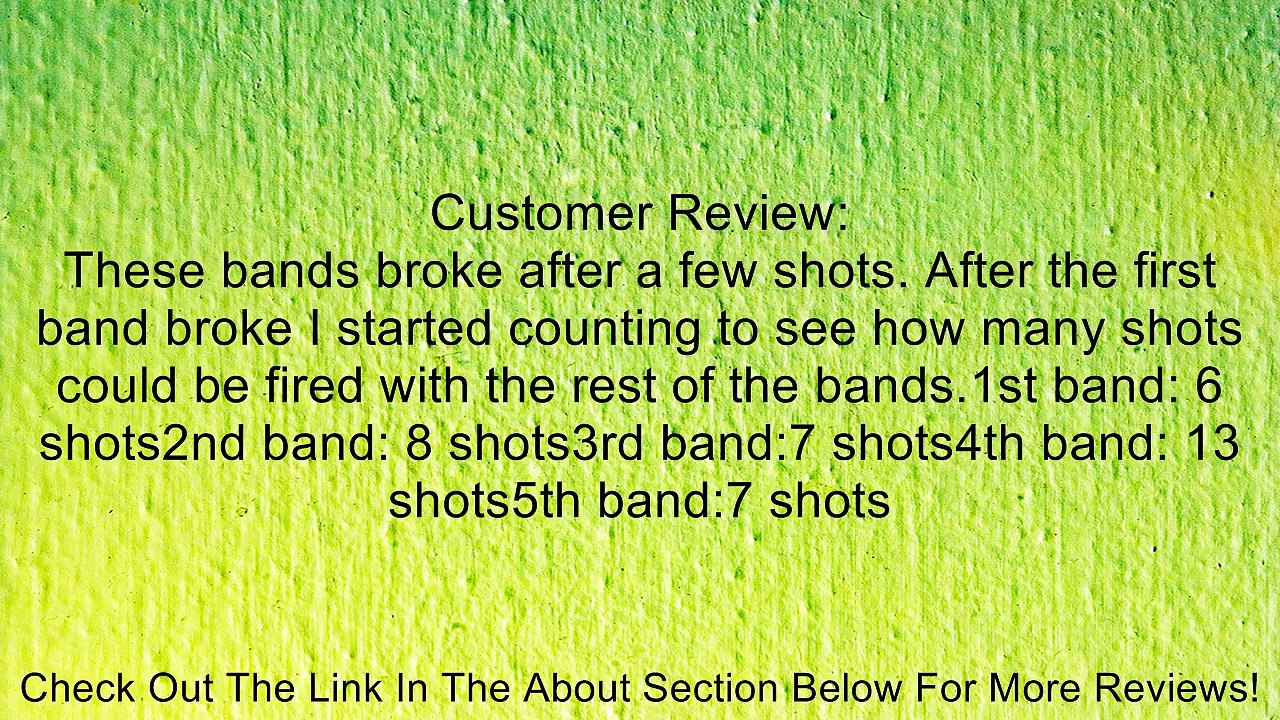 MECO(TM) 5 pcs Elastic Bungee Rubber Band for Slingshot Catapult Hunting Review