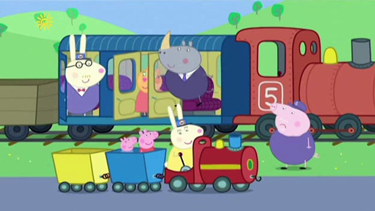 Peppa Pig - Grandpa Pig's Train to the Rescue | S4E20 - video Dailymotion