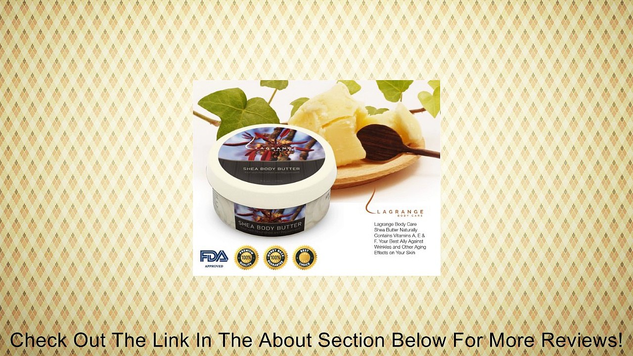 Shea Butter - Smooth Luxurious - Intense Long Lasting Moisturization in a Beautiful Scent - Ultra Rich Whipped Shea Body Butter Easily Absorbed Into Your Skin - Heals Extremely Dry, Rough or Damaged Skin - Leaving Your Skin Feeling and Looking Soft and Re