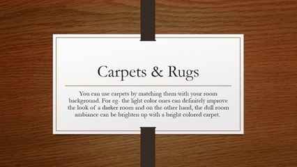 Carpets & Rugs
