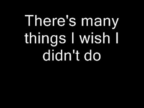 Hoobastank - The Reason lyrics