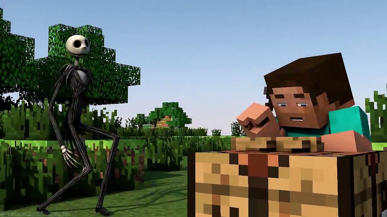 NIGHTMARE BEFORE CHRISTMAS [Minecraft Animation] (Whats this Parody) Jack Skellington