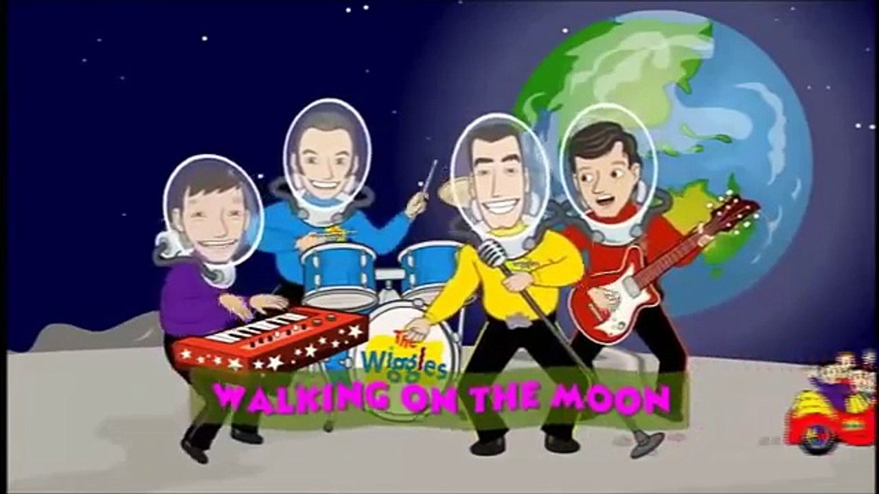 The Wiggles - Walking on the Moon (Wiggly Animation)