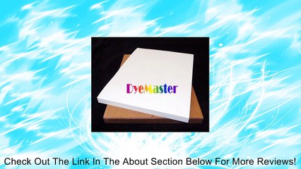 DyeMaster-R Dye Sublimation Paper for Ricoh Gel/Epson Printer, 8.5 x 11" Sheets (110 sheets/pack)