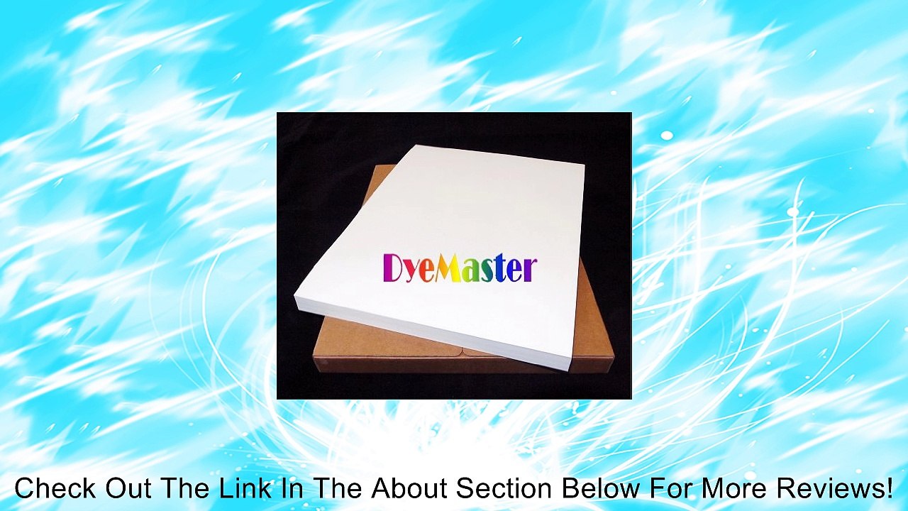 DyeMaster-R Dye Sublimation Paper for Ricoh Gel/Epson Printer, 8.5 x 11" Sheets (110 sheets/pack)