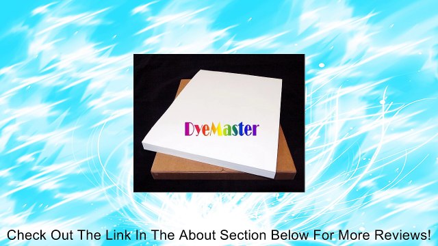 DyeMaster-R Dye Sublimation Paper for Ricoh Gel/Epson Printer, 8.5 x 11 Sheets (110 sheets/pack)
