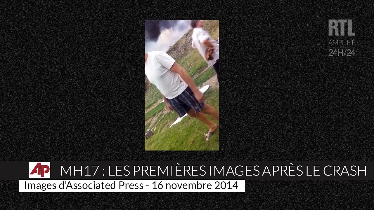 Crash du MH17 en Ukraine : les premières images diffusées