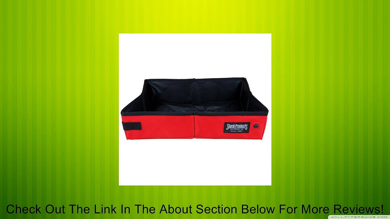 SturdiBox Foldable, Water Tight Box - 2 gallon in Red Review