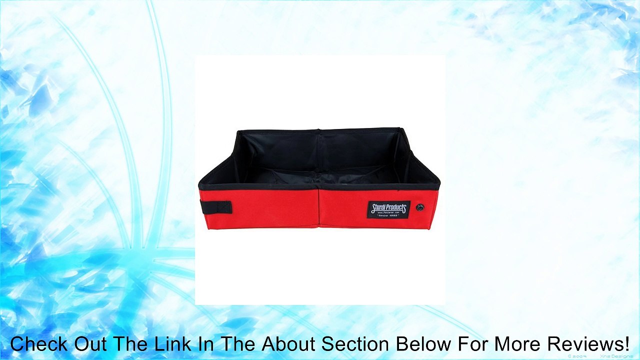 SturdiBox Foldable, Water Tight Box - 2 gallon in Red Review