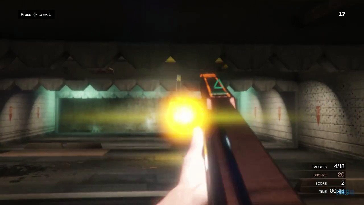 GTA 5 - FPS Railgun Gameplay (GTA V XBOX One/PS4 HD)