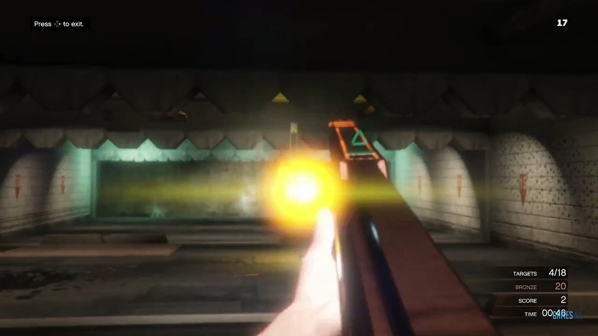 GTA 5 - FPS Railgun Gameplay (GTA V XBOX One/PS4 HD)