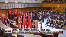 Australia, China strike landmark free trade deal