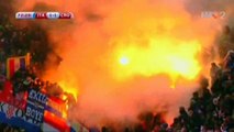 16.11.2014.Kvalifikacije za Euro 2016 Italija - Hrvatska prekid i bakljada na San Siru