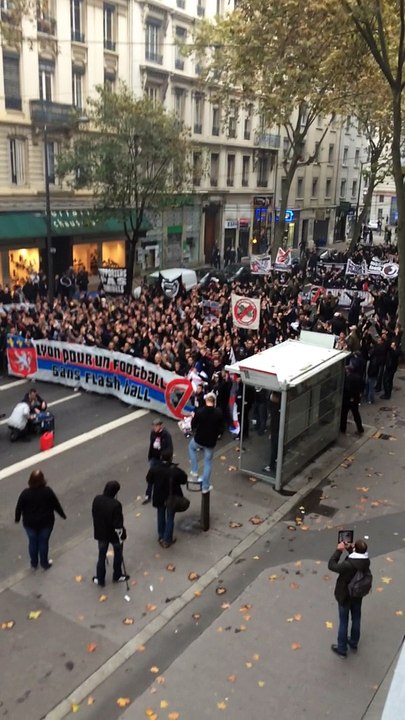 Manifestation Ultras Lyon 15/11/2014