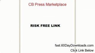 CB Press Marketplace Review (First 2014 product Review)