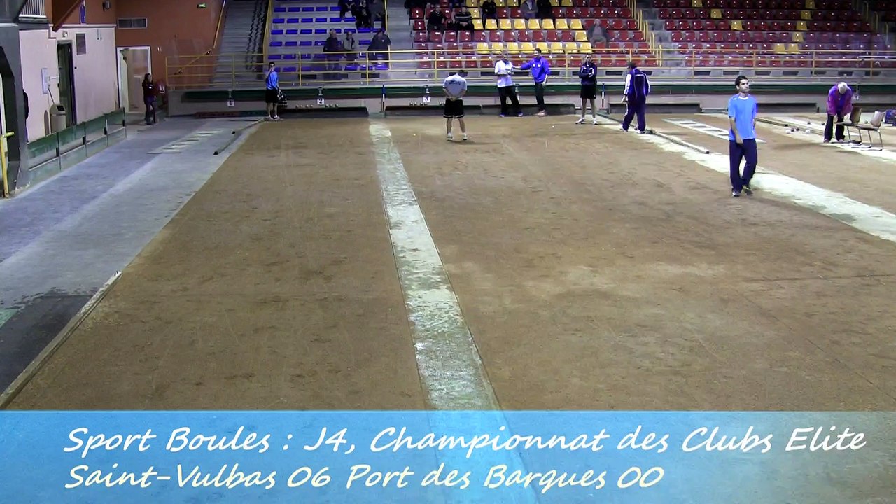 Second tour intégral, Saint-Vulbas contre Port-des-Barques, Sport Boules, J4 Elite 2014 2015