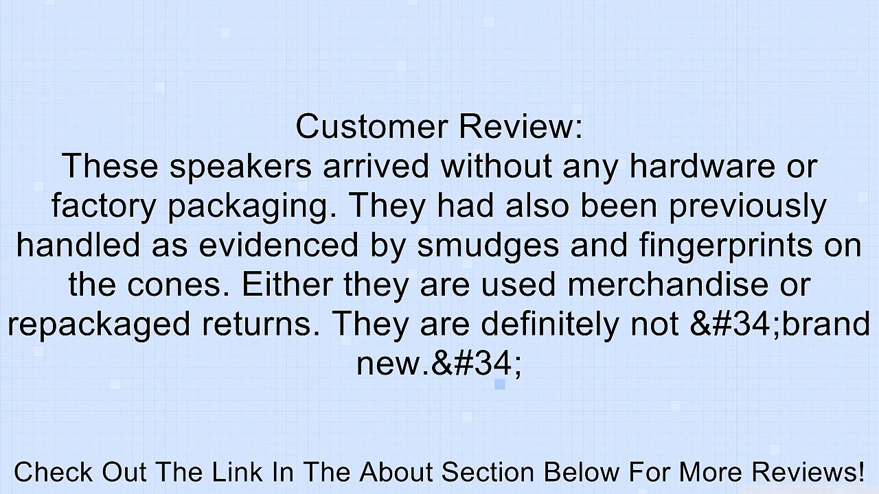 JVC CSXM621 Brand New Mobile 6.5-Inch 2-Way Speaker - Set of 2