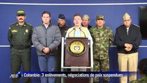 Colombie: suspension des négociations de paix avec les Farc