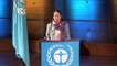 Ségolène Royal ouvre la 26ème conférence des parties du Protocole de Montréal, lundi 17 novembre 2014 à l'UNESCO