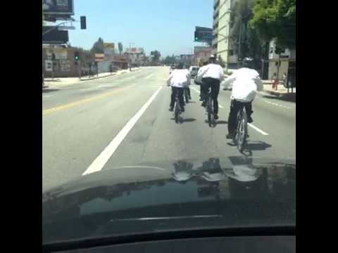 How To scare the shit out of kids on their bikes.: Brittany Furlan's Vine #241