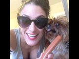 Sharon Osbourne Impersonator Feeds her dog.: Brittany Furlan's Vine #295