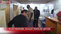 Gineli profesör Eskişehir’de tuvalet temizliyor