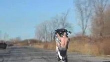 Whackpak moto stunt `s crash gixxer