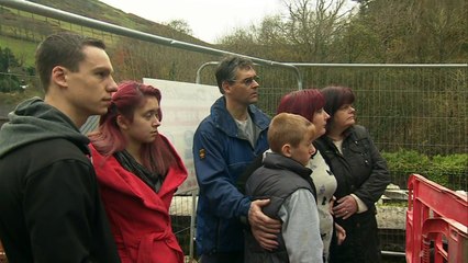 April Jones' parents watch "house from hell" demolition