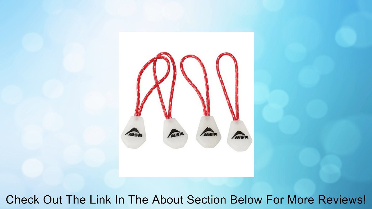 MSR Night Glow Zipper Pull Kit - 4 Pack Review