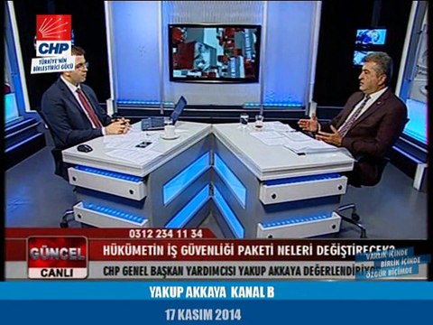 YAKUP AKKAYA HALK HABER TV 17/11/2014