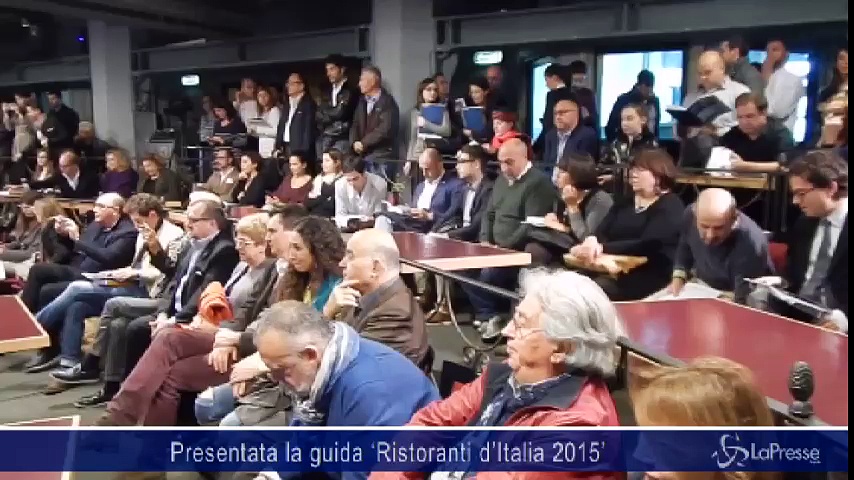 Video Presentata la guida ‘Ristoranti d’Italia 2015’