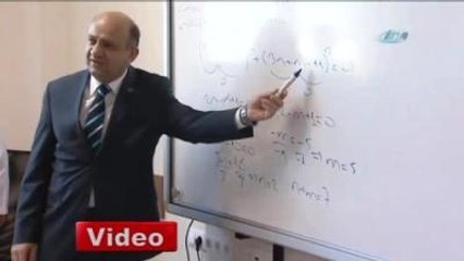 Bakan Işık'tan Öğrencilere Matematik Dersi