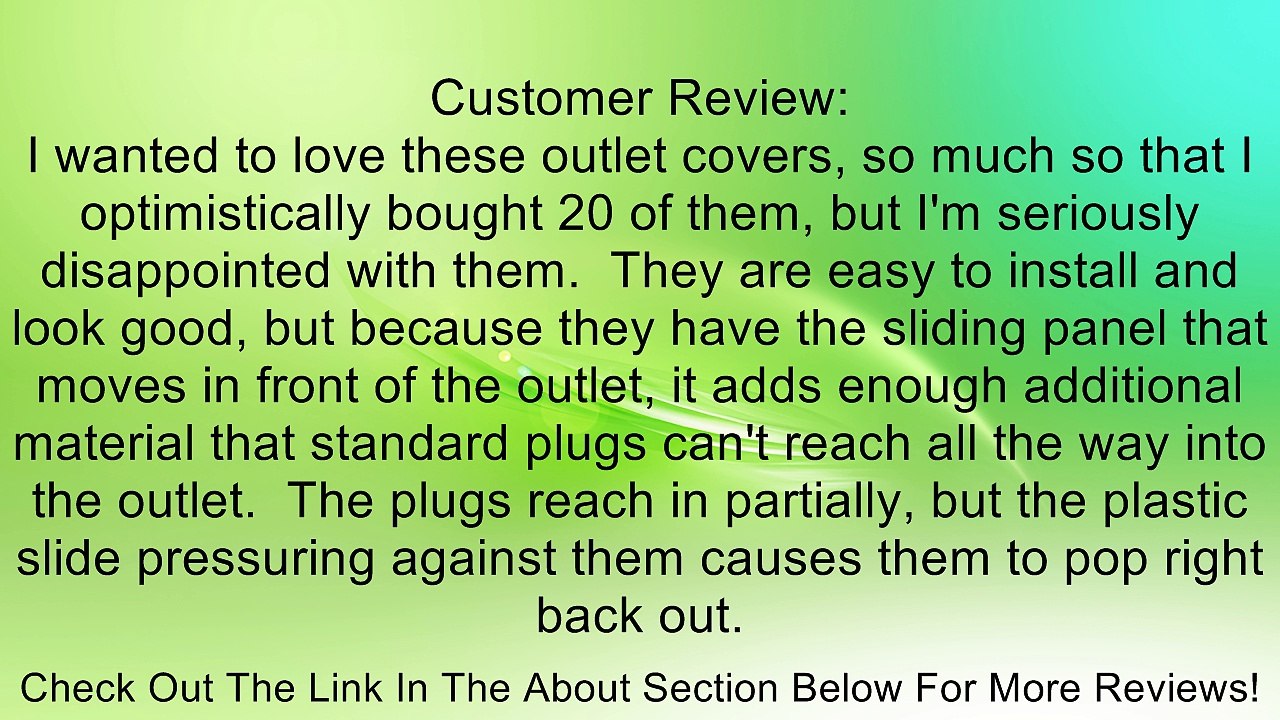 Mommys Helper Safe Plate Electrical Outlet Covers Standard Review