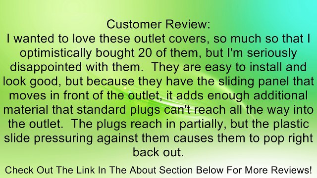 Mommys Helper Safe Plate Electrical Outlet Covers Standard Review