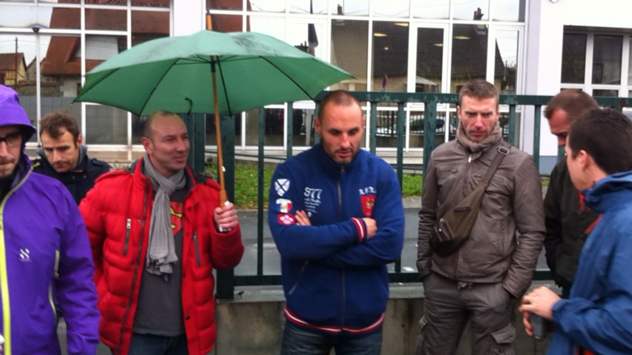 Manifestation de soutien des pompiers
